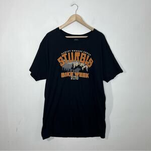 Harley Davidson HOG Motorcycle Owner Sturgis 2018 Black Tee Shirt Size 2XL